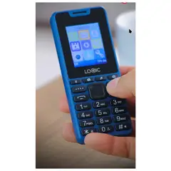 LOGIC - B7 Teléfono Básico 2G con Pantalla de 2 Bluetooth Linterna y Radio FM