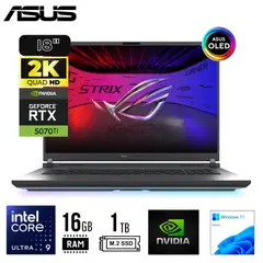 ASUS - LAPTOP ROG Strix G18, 18" WQXGA IPS, Ultra 9 275HX 5.4GHz, 16GB DDR5 1TB RTX 5070TI 12GB W11
