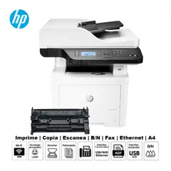 HP - Impresora Multifuncional Laser MFP 432fdn Duplex WIFI Red ADF FAX