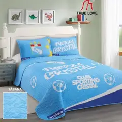 TRUELOVE - CUBRECAMA DEPORTIVO SPORTING CRISTAL 2PLZ