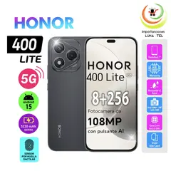 HONOR - CELULAR 400 LITE 5G VELVET BLACK (NEGRO) - 8RAM 256GB
