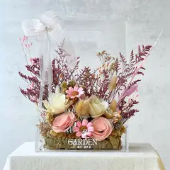 GENERICO - Arreglo Floral Azaria en tonos rosa y crema