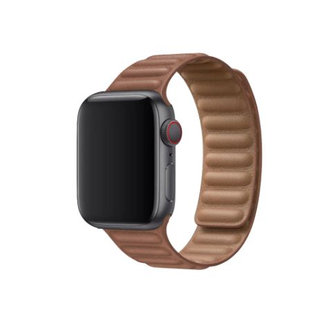 Correa de Cuero imantado para Apple Watch 49mm - Marron