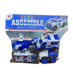 GENERICO - SET DE CARROS DE POLICÍA PARA NIÑOS