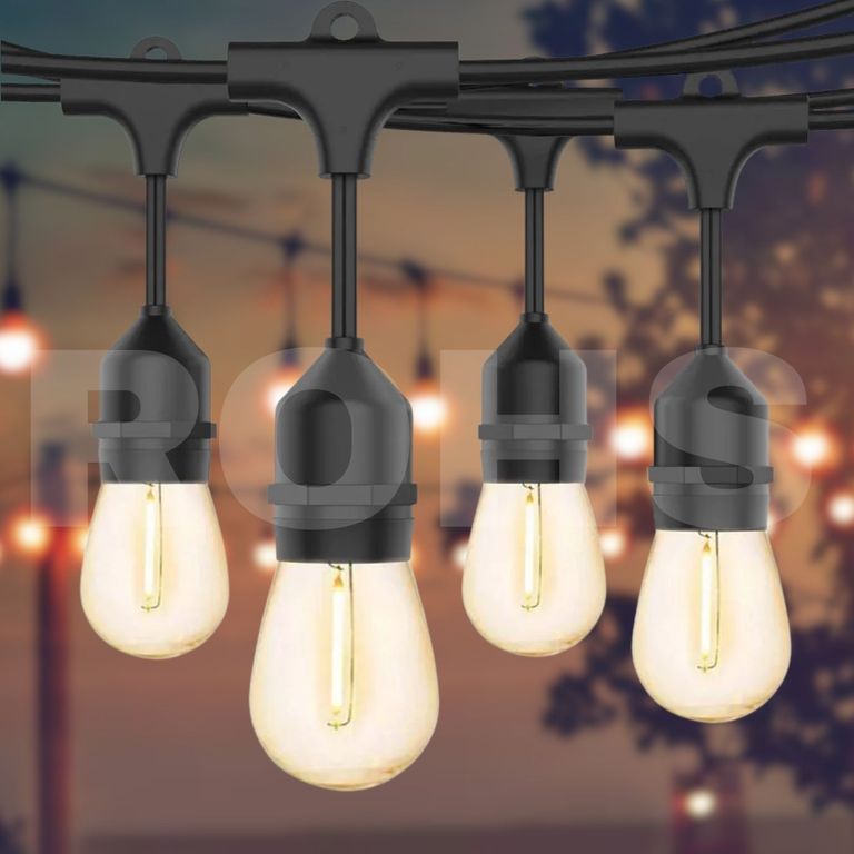 FOCOS LED CON PANEL SOLAR - LUZ AMARILLA