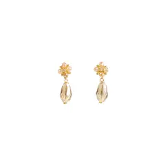 SAMANTHA PINTO HANDMADE ACCESSORIES - Aretes Amarella Dorado