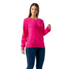 INDEMA - Sueter Polera Mujer de Cashemira Color Magenta