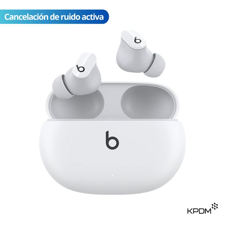 Beats Studio Buds Blanco con Cancelación de Ruido Reacondicionado Grado A