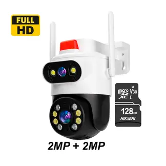 GENERICO - Cámara de Seguridad Lantun A28 Pro Doble Lente Full HD con MicroSD 128GB