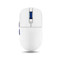 ROYAL KLUDGE - Mouse M30 Inalámbrico White Blue Triple Conexión