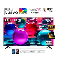 LG - Televisor 55" Pulg Ultra HD 4K AI ThinQ 55UA7300PSB Modelo 2025
