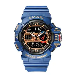 SMAEL - Reloj 8043 Correa Silicona Dual Time