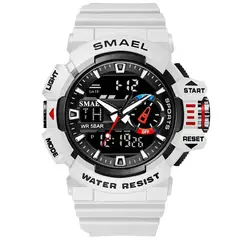 SMAEL - Reloj 8043 Correa Silicona Dual Time