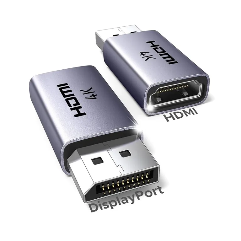 ADAPTADOR DISPLAYPORT 1.2 A HDMI 1.4 4K DP130 - 55935 PLATEADO