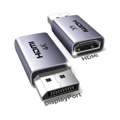UGREEN - ADAPTADOR DISPLAYPORT 1.2 A HDMI 1.4 4K DP130 - 55935 PLATEADO