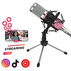 SEISA - Microfono Condensador Grabación Estudio Streaming Podcast Live