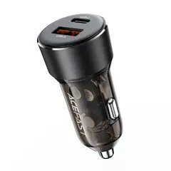 ACEFAST - Cargador de Auto B12 60W USB-A + USB-C Carga Rápida
