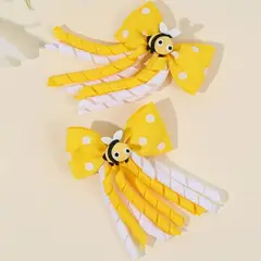 GENERICO - LAZO GANCHO DE CUMPLEAÑOS DE TEMATICA DE ABEJITA CHIQUITITA