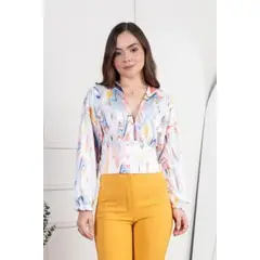 NANCY'S COLLECTION - Blusa Manga Larga Mujer Nancys Collection