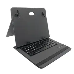 ADVANCE - Estuche con teclado Bluetooth para 101 gris