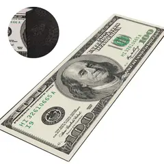 ELMEJORPRECIO - Alfombra Decorativa para Dormitorio Modelo Dólar De 90 Cm x 45 Cm