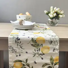 CASIOPIA - Camino antimanchas LIMONES 220 m x 40 cm