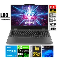 LENOVO - Laptop LOQ 15IAX9 GAMING Core i5-12450HX 32GB 1TB 15.6" FHD RTX 3050 6GB