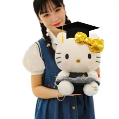 GENERICO - Peluche Kitt Graduado Importado Graduacion - Mide 36 cms alto