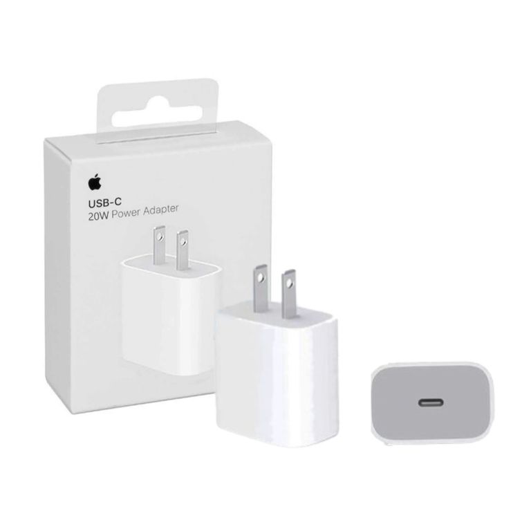 Cargador Original USB-C 20W carga rápida Blanco