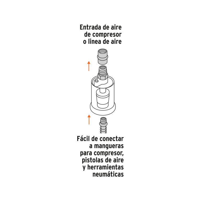 Filtro Separador Agua/Aceite 1/4" Npt 19027