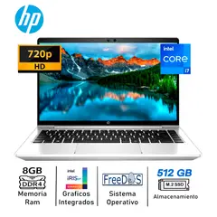 HEWLETT PACKARD - Laptop HP ProBook 440 G8 14" Intel Core i7 8GB RAM 512GB SSD