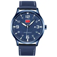 MINI FOCUS - Reloj 0158G para Hombre con Correa de Cuero en Caja