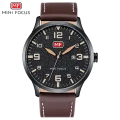 MINI FOCUS - Reloj 0158G para Hombre con Correa de Cuero en Caja