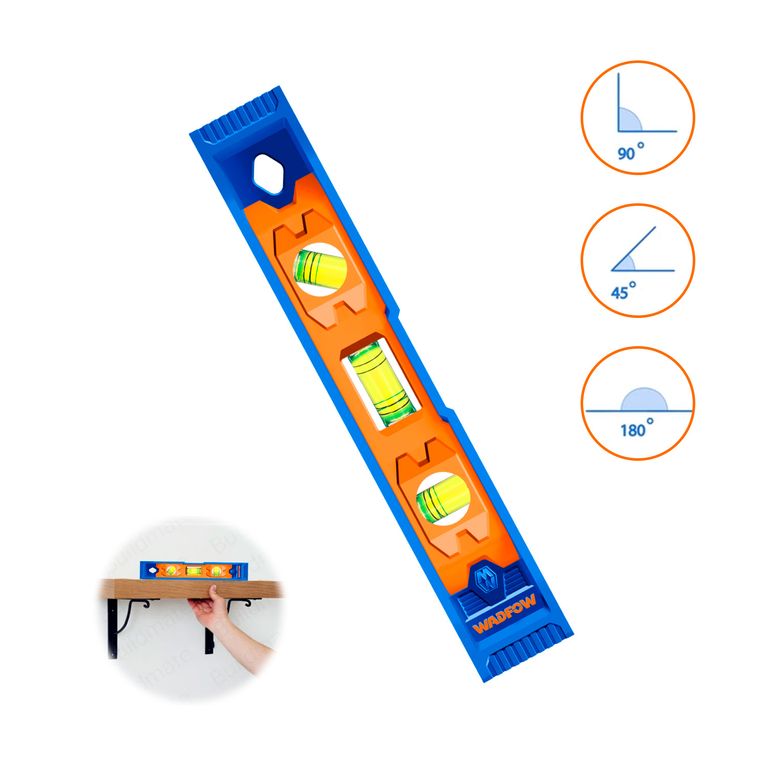 Nivel Torpedo Magnético 9 Pulgadas Duradero Y Preciso