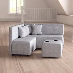 GENERICO - Seccional Modular Prisma + mesa portavasos