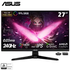 ASUS - Monitor TUF Gaming VG279QM5A 27 FHD 1920x1080, IPS, 240HZ, 0.03MS