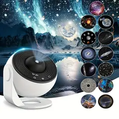 ROHS - Proyector de Galaxia - Sistema Planetario con 13 Discos Intercambiables