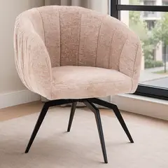 BUCKINGHAM - Butaca Giratoria 360° Soho Beige