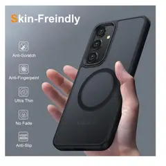 CASE - AHUMADO CON MAGSAFE PARA S25 - NEGRO