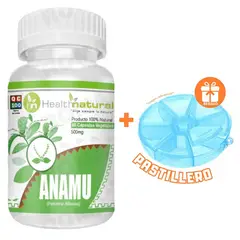 HEALTHNATURAL - ANAMU 500MG + REGALO PASTILLERO