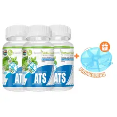 HEALTHNATURAL - PACK 3 ANTI-STRES ATS 1500MG + REGALO PASTILLERO