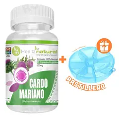 HEALTHNATURAL - CARDO MARIANO 500MG + REGALO PASTILLERO