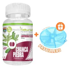 HEALTHNATURAL - CHANCA PIEDRA 500MG + REGALO PASTILLERO
