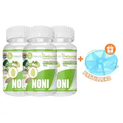 HEALTHNATURAL - PACK 3 NONI 1500MG + REGALO PASTILLERO