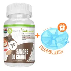 HEALTHNATURAL - SANGRE DE GRADO 500MG + REGALO PASTILLERO