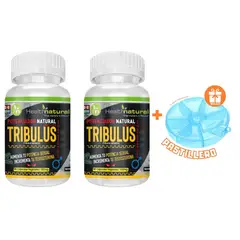 HEALTHNATURAL - PACK 2 TRIBULUS TERRESTRE 1000MG + REGALO PASTILLERO