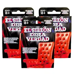 GENERICO - PACK 3 EL SILLÓN DE LA VERDAD JUEGO DE CARTAS