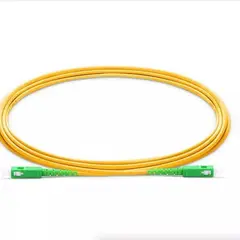 OEM - PatchCord de Fibra SC/APC-SC/APC 3mm PVC G652D 3m Pack 5 Unid.