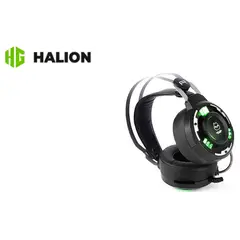 HALION - Auricular Gamer HA-Z25 7LED USB 2x Jack 3 . 5mm 20Hz-20kHz
