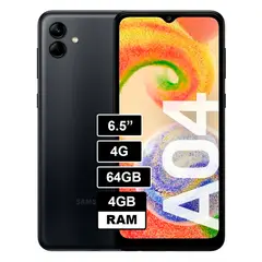 SAMSUNG - Galaxy A04 4GB RAM 64GB Negro